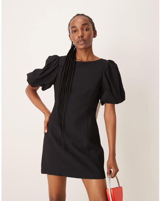 Forever New Black – minikleid mit puffärmeln