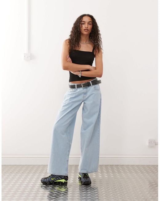 Collusion Black Elevated Skinny Strap Rib Vest