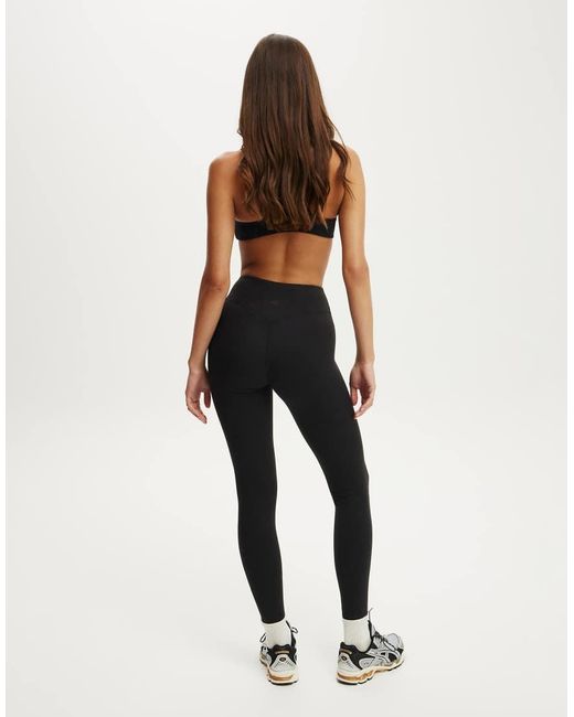 Cotton On Black Ultra Soft Contour Full Length Tight