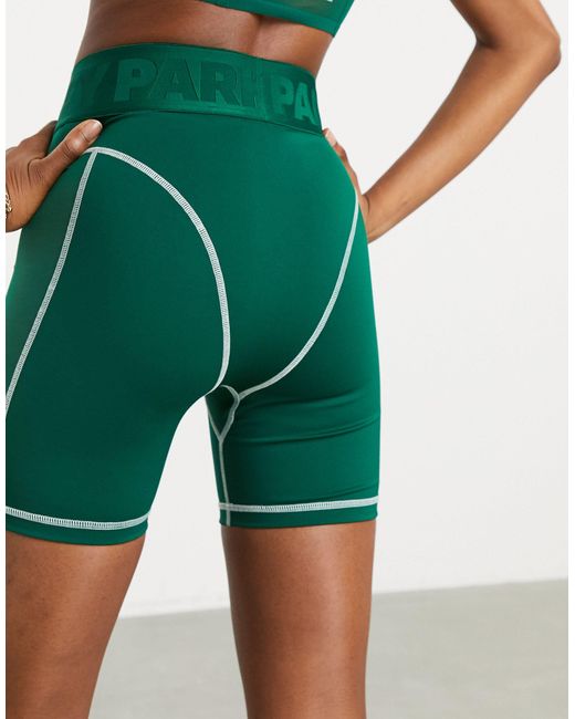 Ivy Adidas X legging Shorts in Green | Lyst UK