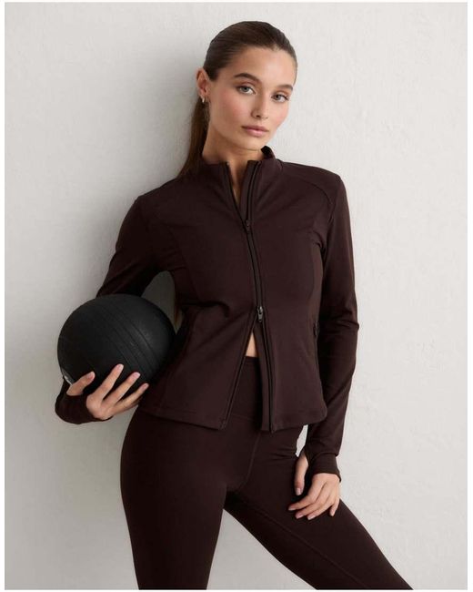 Aim'n Brown Chocolate Sense Zip Jacket