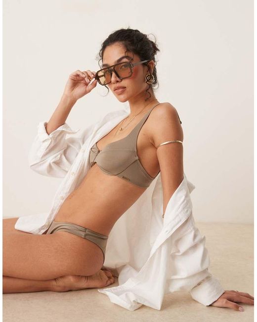 Free Society Natural Underwire Bikini Top