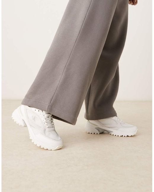 Calvin Klein Natural Tokyo Runner Trainers