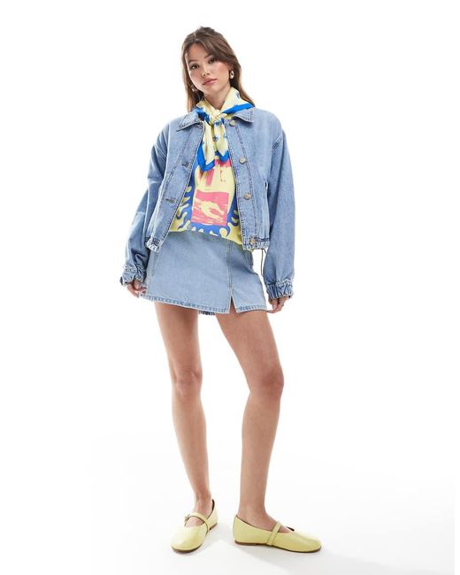 Levi's Blue Denim Utility Jacket