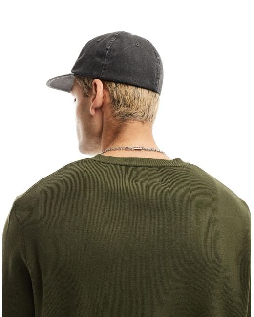 ASOS Green Fitted Cap With for men