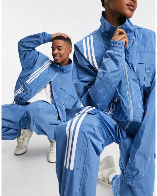 Ivy Park Adidas X Track Jacket in Blue | Lyst