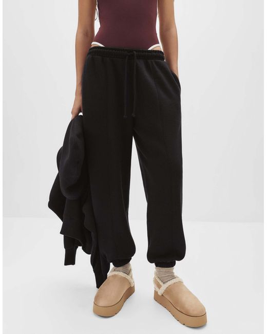 Pull&Bear Black – trainingshose