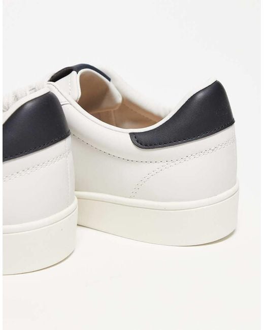 Fred Perry Natural Spencer Leather Trainers