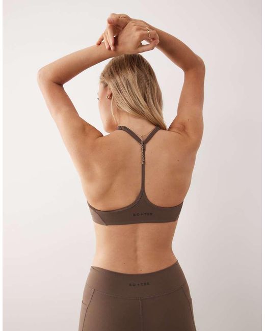 BO+TEE Brown Bo+tee Racer Back Bra