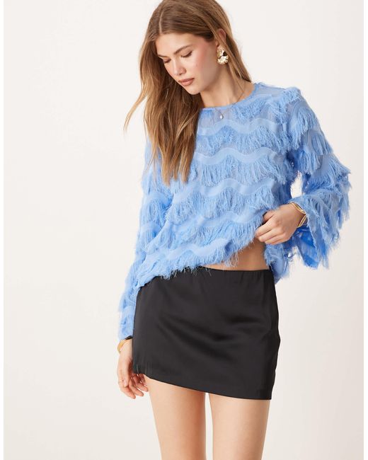 Abercrombie & Fitch Blue – kurzer skort