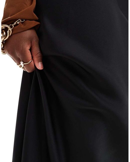 Gonna Midi di Vila in Black