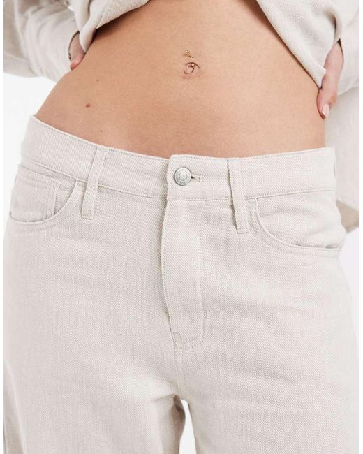 Gap White Co-ord Linen Mix Trouser