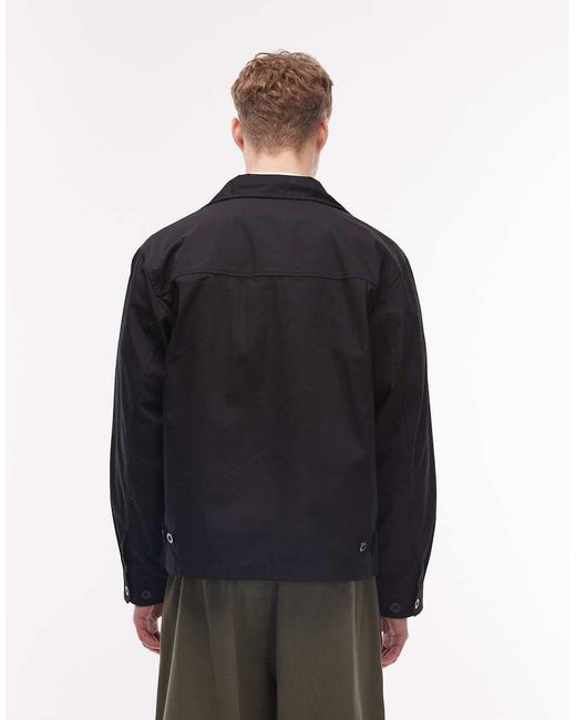 Carhartt Blue Postal Zip Through Jacket for men