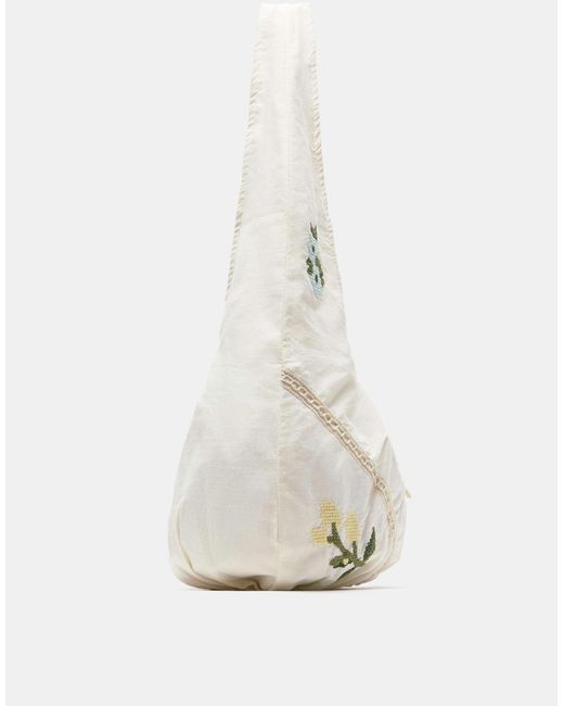 Pull&Bear White – tragetasche