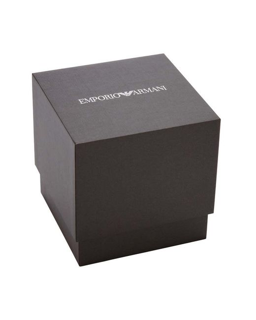 Emporio Armani White Three-Hand, Stainless Steel Watch, Ar11484