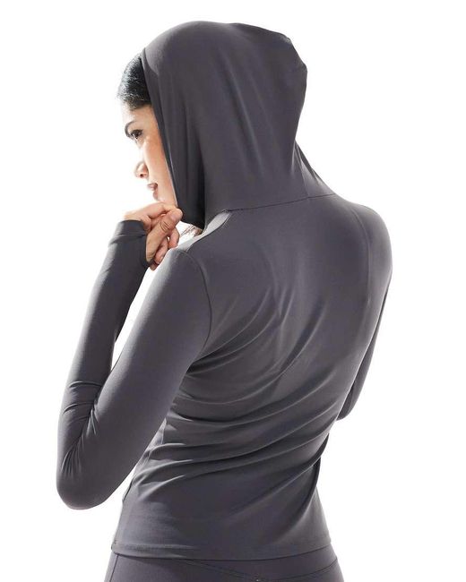 agon® Black Hooded Top