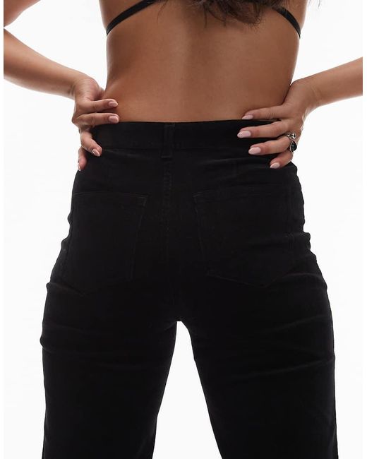 & Other Stories Corduroy Flare-Broek Met Stretch in het Black