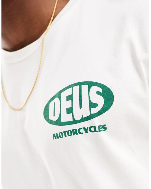 Deus Ex Machina – bellweather – t-shirt in White für Herren