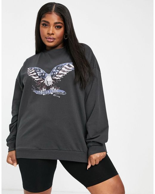 gray oversized sweatshirt