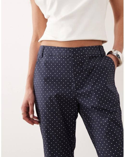 WeWoreWhat Blue Button Front Pant
