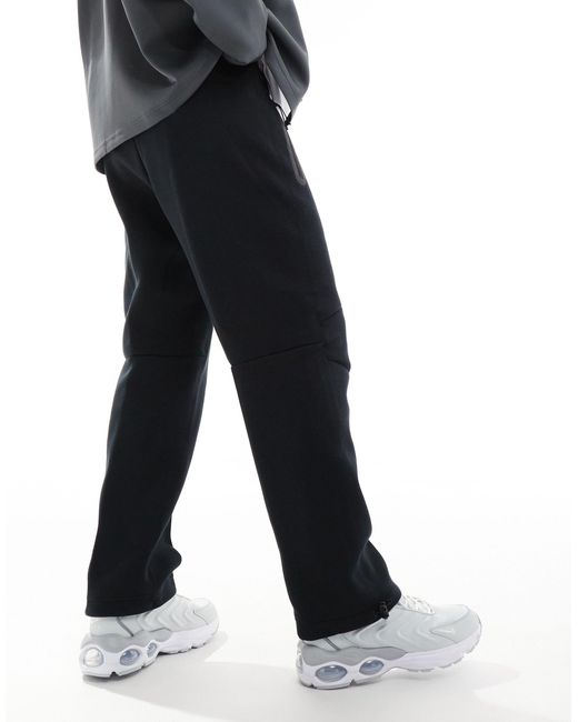 Nike – locker geschnittene jogginghose aus tech-fleece in Black für Herren