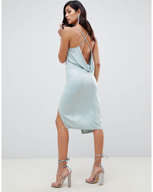 diamante bodycon dress