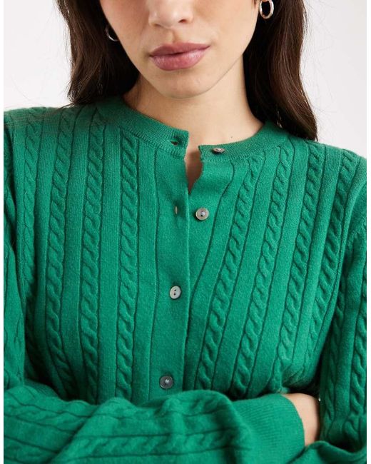 Levi's Green Super Soft Knitted Cardigan