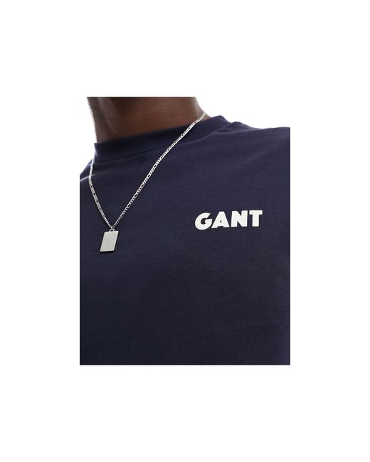 Gant – relaxed fit t-shirt in Blue für Herren