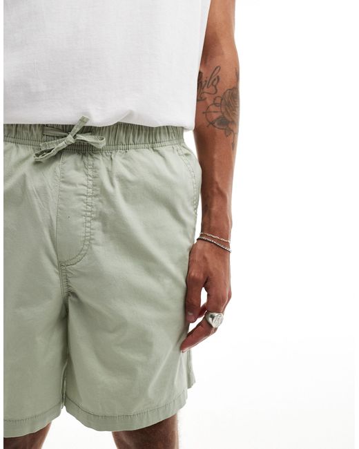Pantalones cortos chinos grises con cordón ajustable en la cintura Jack & Jones de hombre de color Green