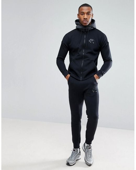 Nike Air Tracksuit Set In Black 861628-010 for men