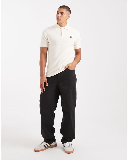 Fred Perry White Polo Shirt for men