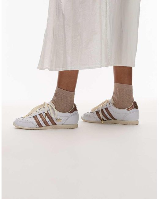 Zapatillas De Deporte Blancas Y Color Bronce Japan De Adidas Originals de color White