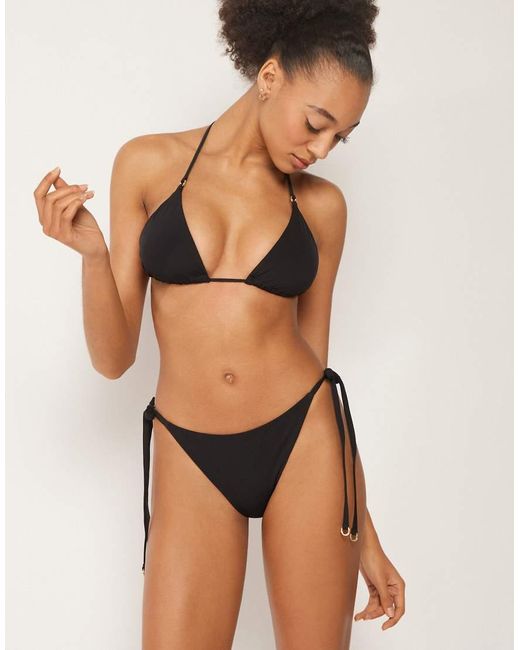 Calzedonia Black Premium Fit Triangle Bikini Top