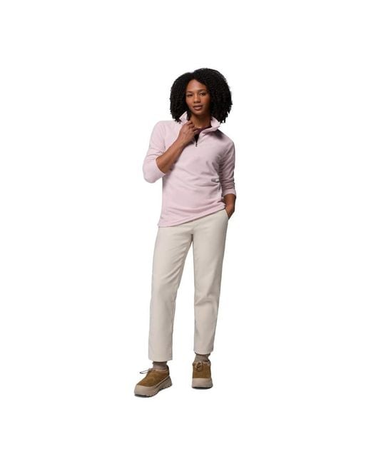 Columbia Pink Glacial Iv 1/2 Zip