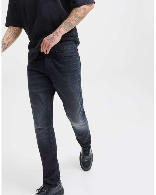 Jack & Jones Blue Slim Fit Jeans for men