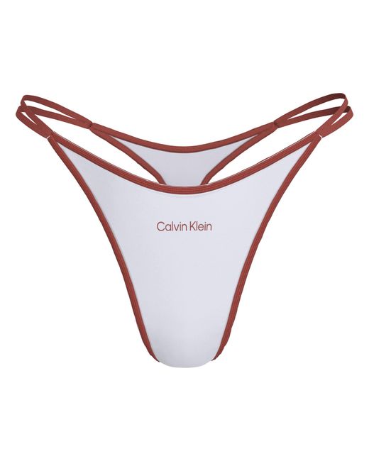 Icon cotton lite - string Calvin Klein en coloris White