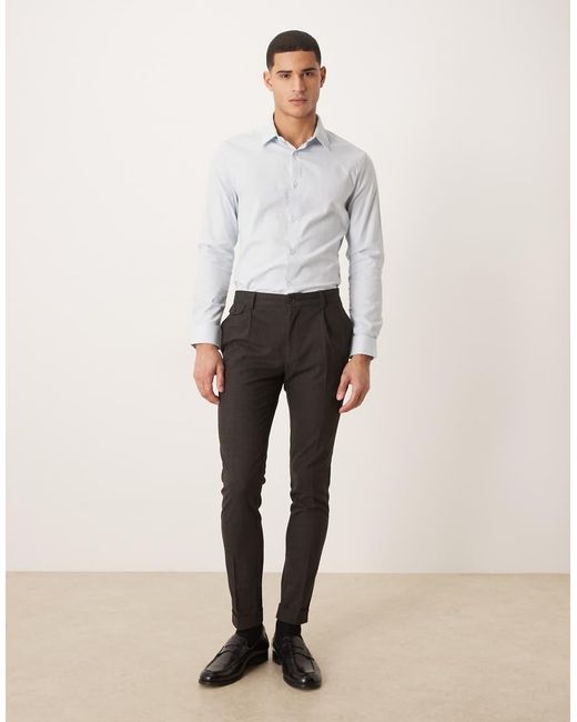 ASOS Black Skinny Suit Trousers for men