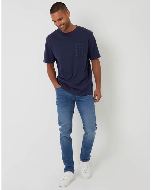 Threadbare Blue Slim Fit Jeans With Stretch for men