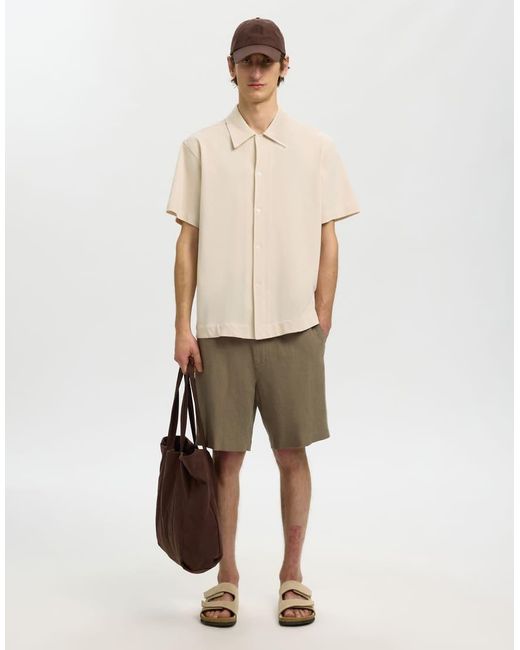SELECTED Natural Overshirt for men