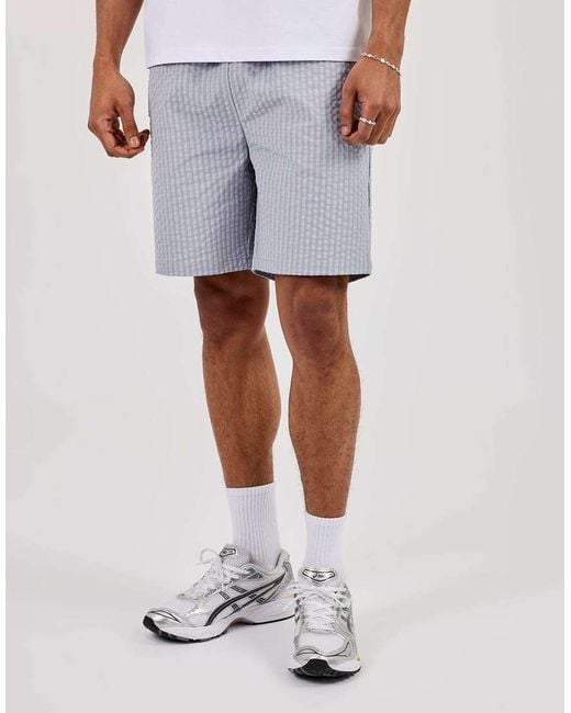 CERNUCCI White Nylon Check Short for men