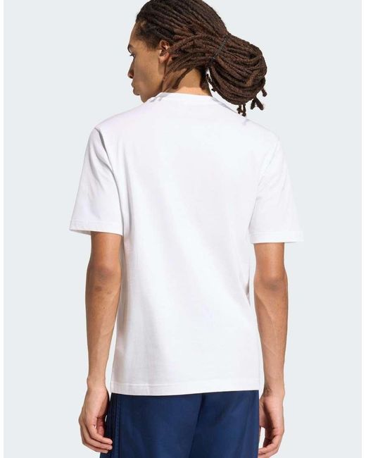 Adidas Originals White Audi Revolut F1 Team Gabriel Bortoleto Graphic Iii Tee for men