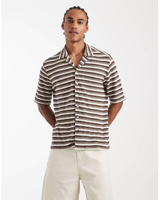 Sol Beach Brown Beach Shirt for men