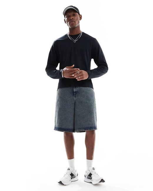 Cotton On Blue Long Sleeve T-shirt for men