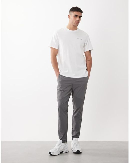 Columbia Gray Tech Wind Track Pants for men