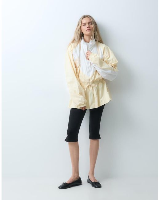 Adidas Originals Natural Gathered Waist Track Jacket
