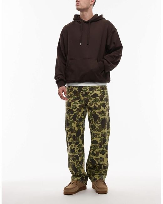 Carhartt Black Duck Single Knee Straight Leg Trousers for men