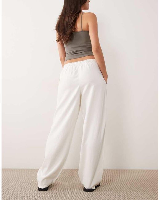 ARKET Natural Pull On Barrel Shape Soft Denim Jeans