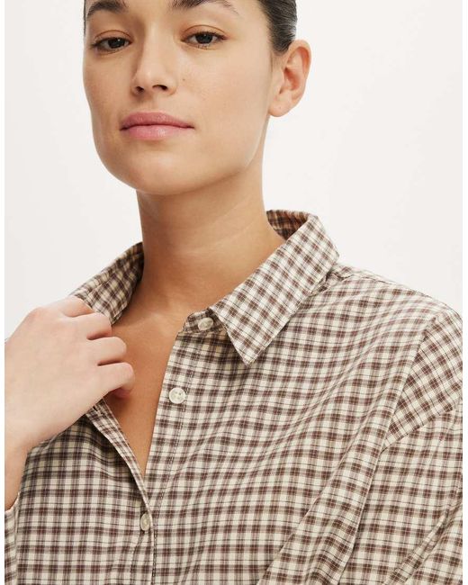 Cotton On Natural Sloane Oversized Shirt