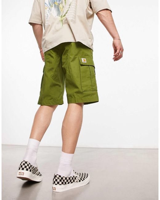 Short cargo coupe classique Carhartt pour homme en coloris Green