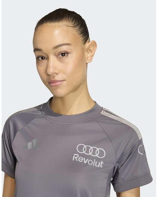 Adidas Originals Blue Audi Formula One Team Driver Jersey Short Sleeve